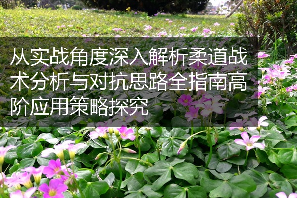从实战角度深入解析柔道战术分析与对抗思路全指南高阶应用策略探究