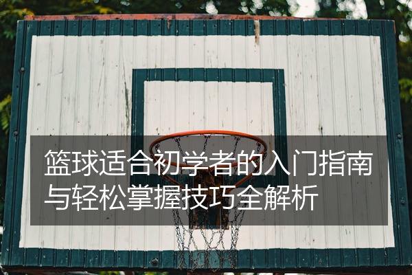 篮球适合初学者的入门指南与轻松掌握技巧全解析